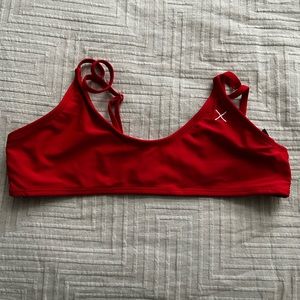 Red Boutine LA bikini top